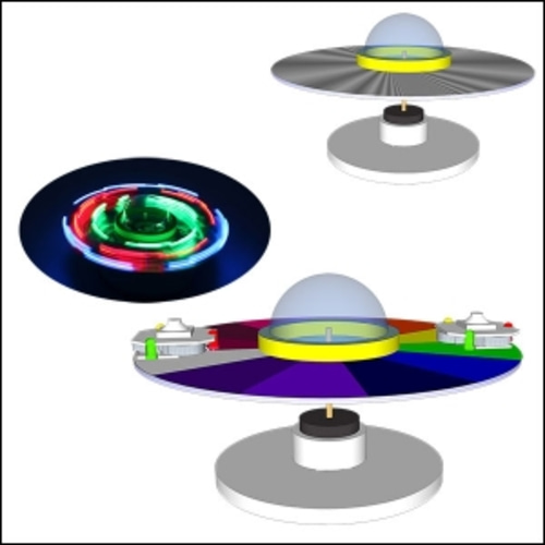 뉴 자기부상 회전 UFO (LED형)-1인용