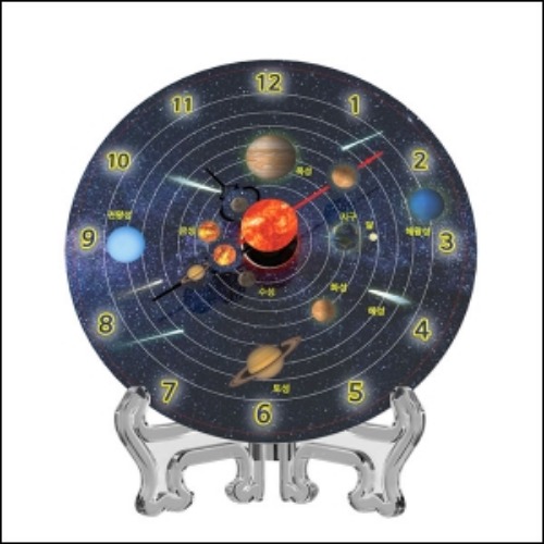 뉴 입체 태양계행성 시계 (일반형)-5인용