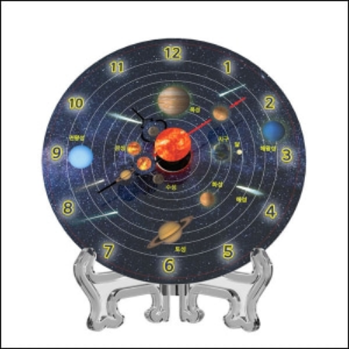 뉴 입체 태양계행성 시계 (고급형)-5인용