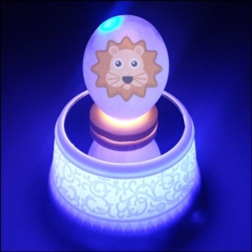 창작용 계란 LED 회전 오르골 뮤직박스 만들기 (계란형)